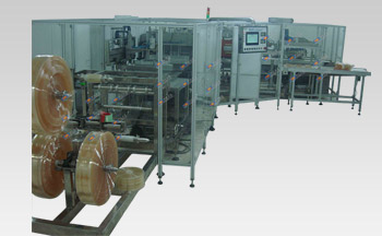 Automatic high frequency infusion bag/IV bag machine